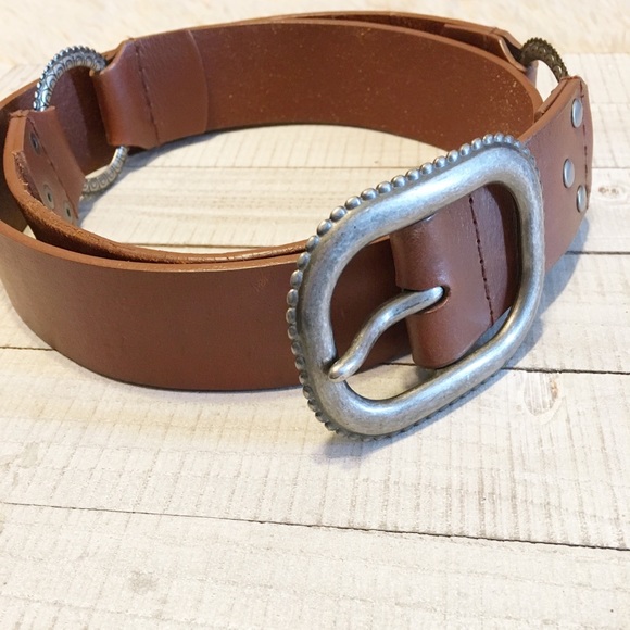 Accessories - Western leather belt size med